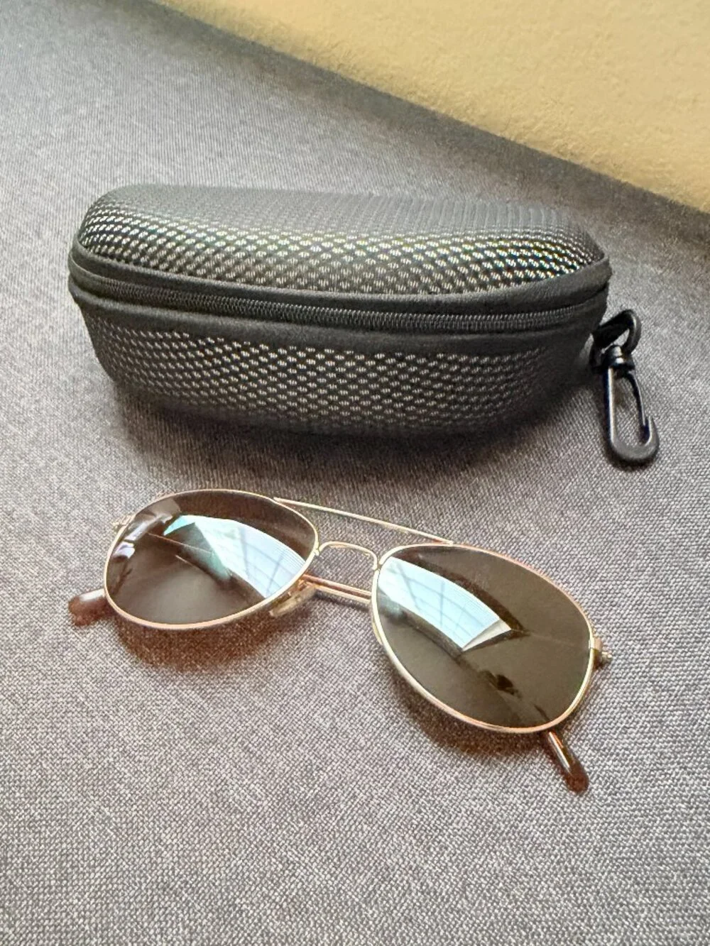 Classic Gold Aviator Sunglasses